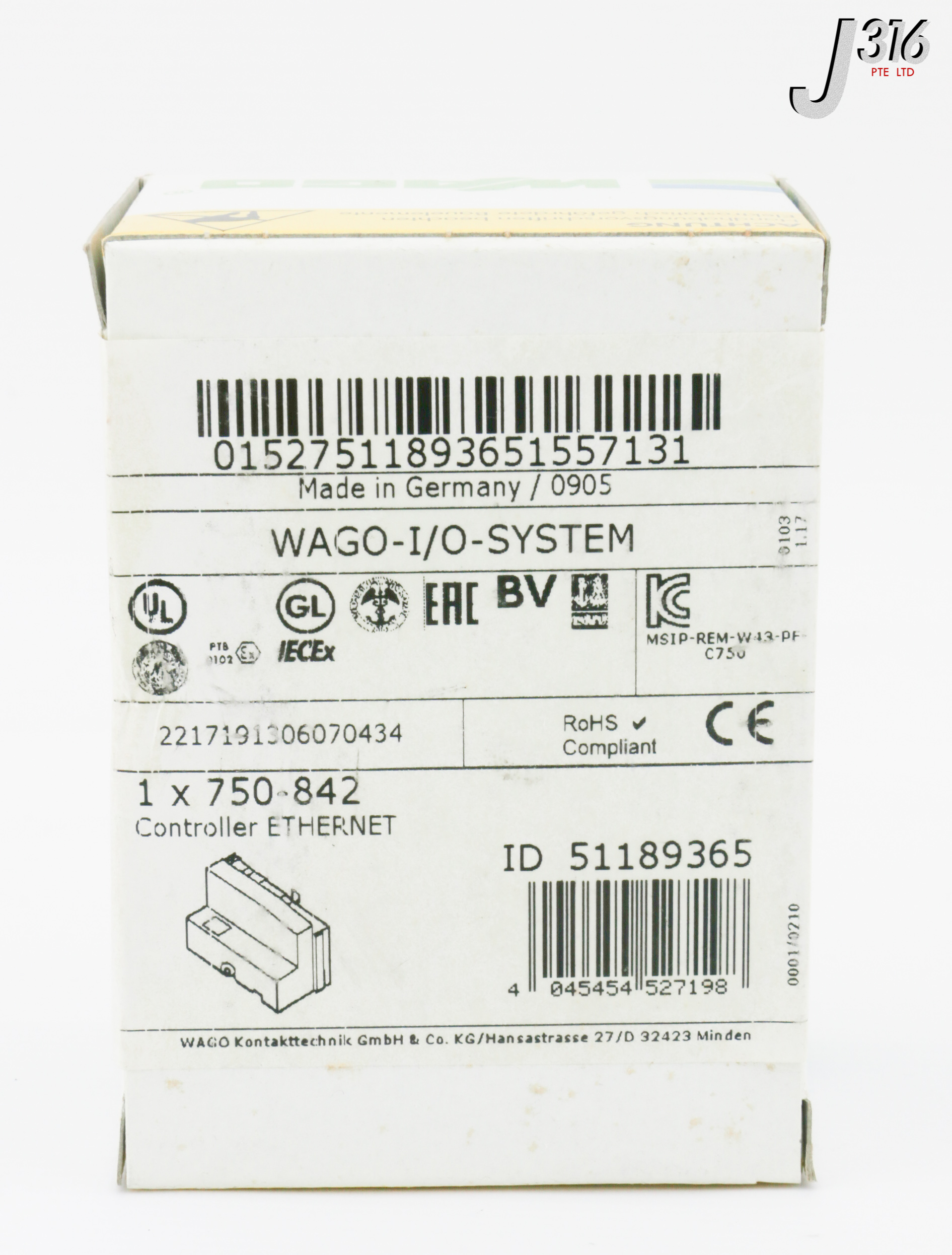 31027 WAGO CONTROLLER ETHERNET (NEW) 750-842 | eBay UK